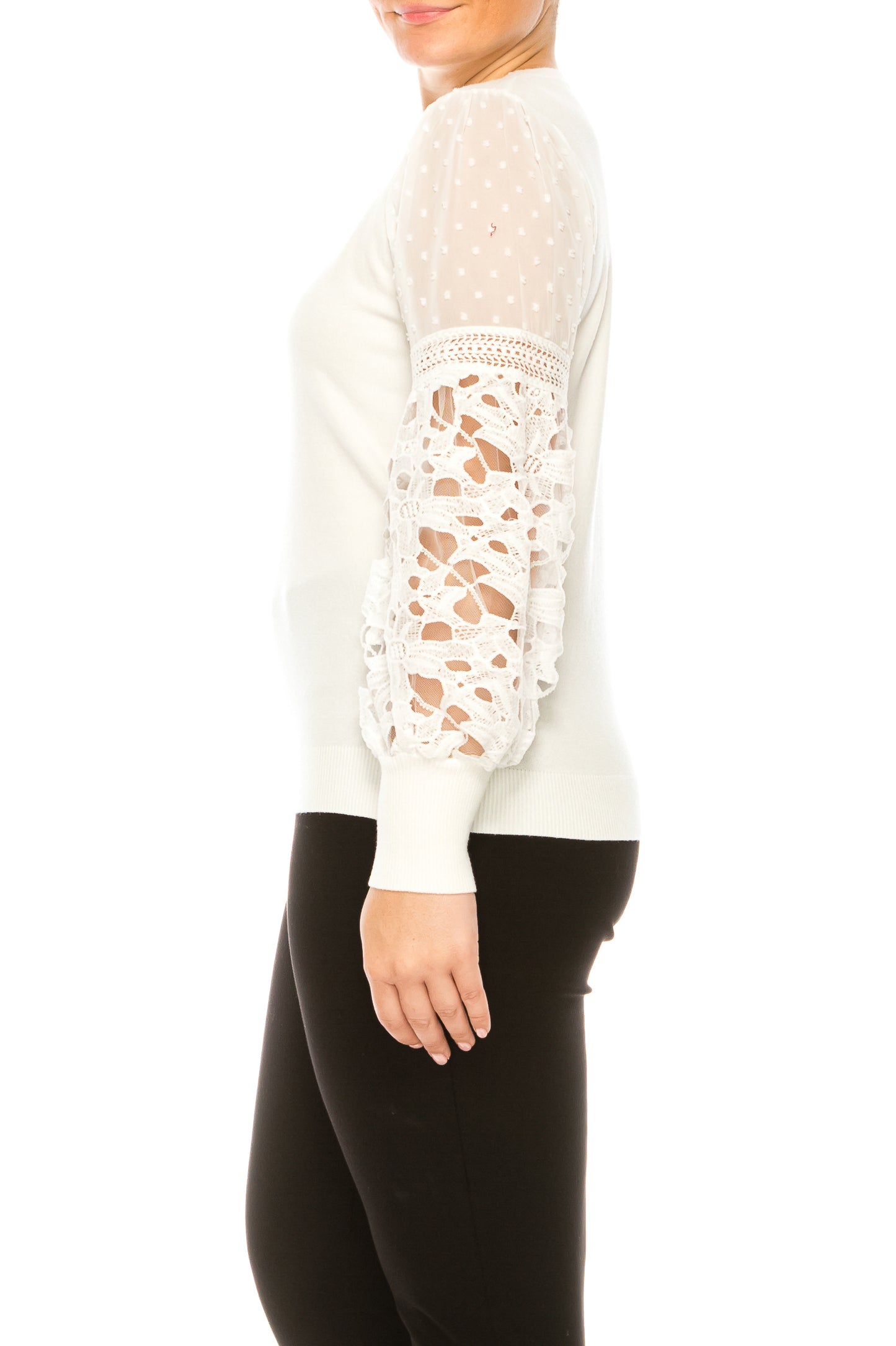Sioni  Crew Neck Long Sleeve Sweater Top