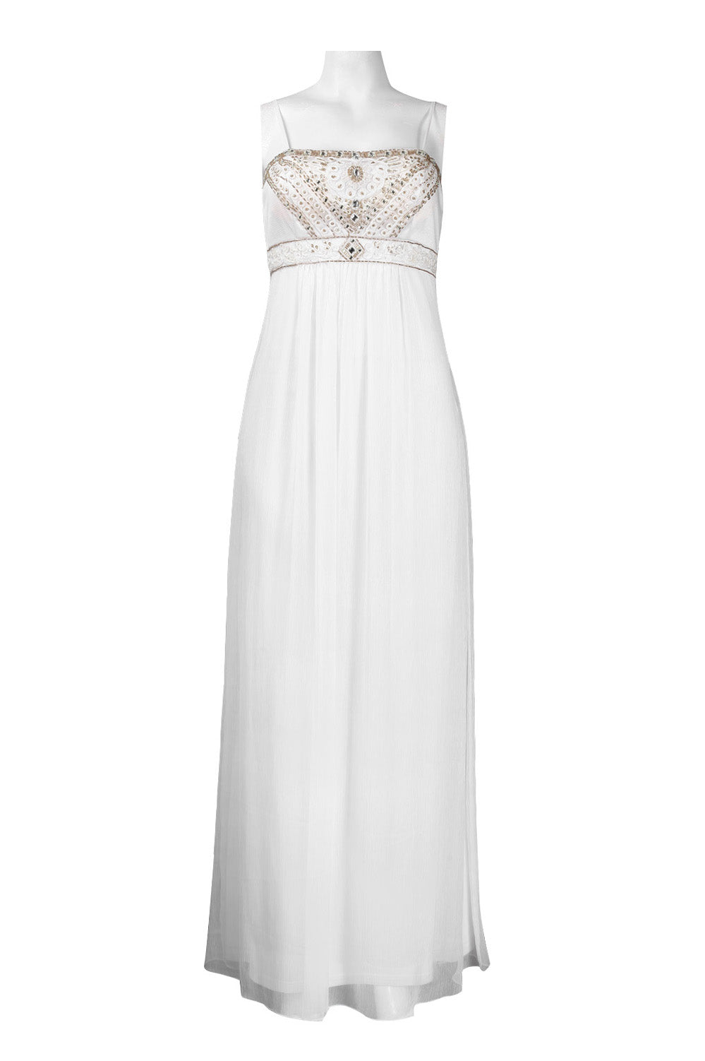 Sue Wong Spaghetti String Beaded Evening Dress New Yorker's Apparel Sue Wong Spaghetti String Beaded Evening Dress New Yorker's Apparel