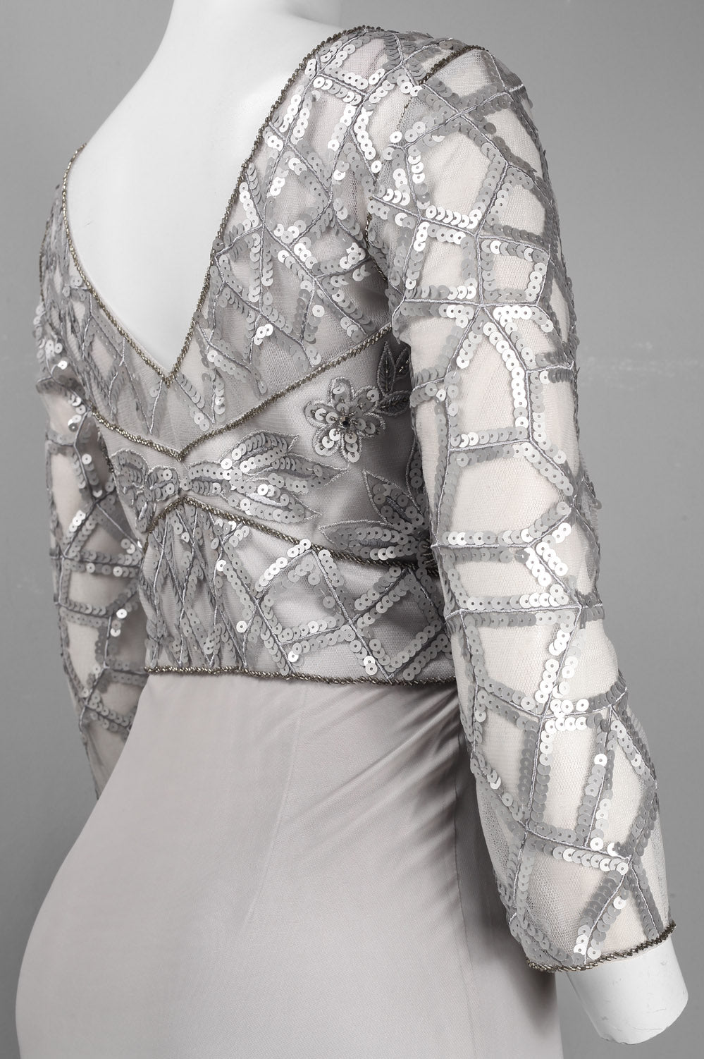 Sue Wong Embellished Bodice Long Evening Dress