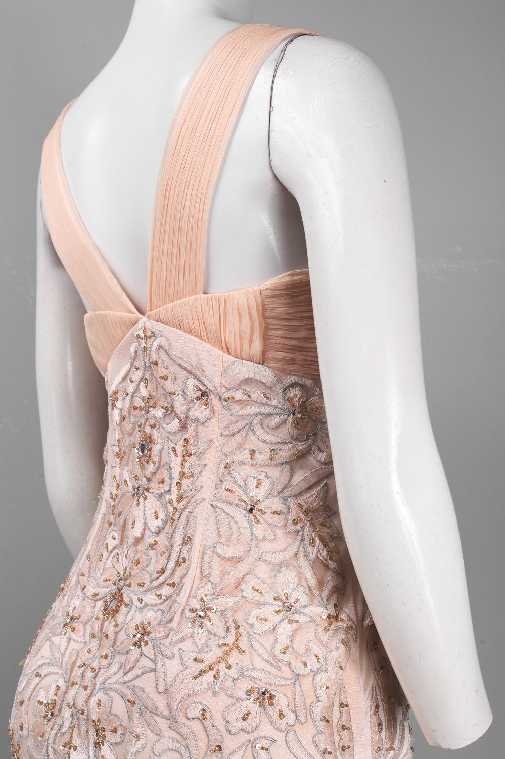 Sue Wong Embellished & Applique Detail A-Line Gown