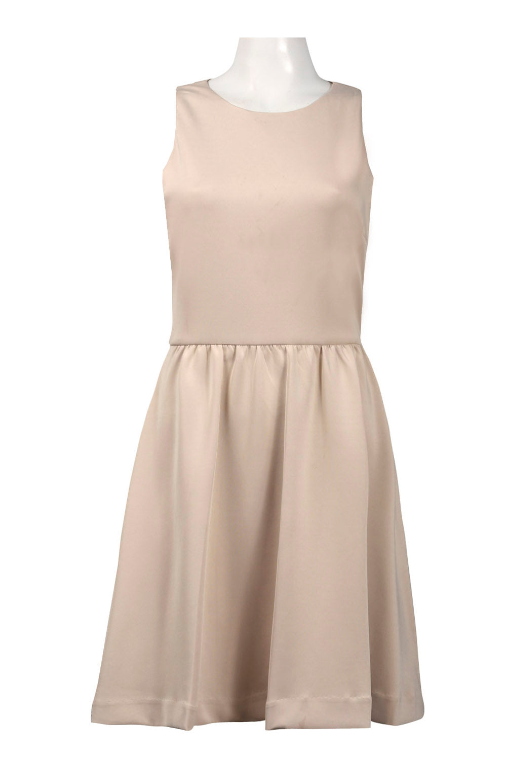 Walter Baker Open-Back Fit and Flare Scuba Dress