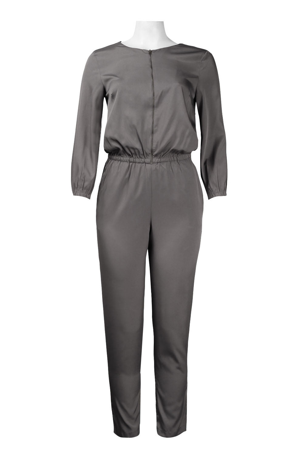 Walter Baker 3/4 Sleeve Zippered Front Jumpsuit