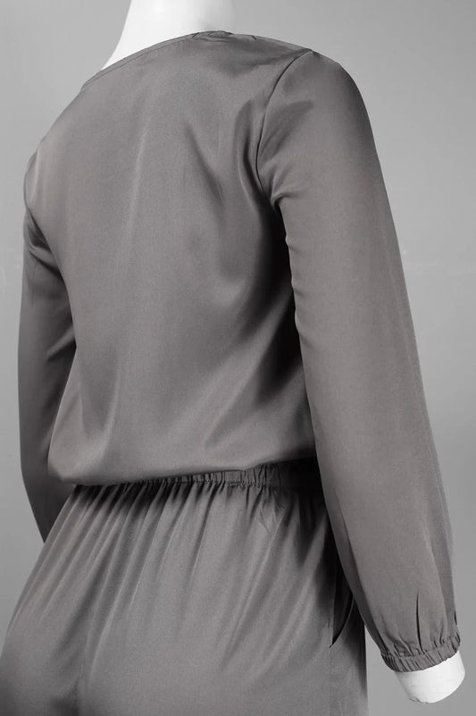 Walter Baker 3/4 Sleeve Zippered Front Jumpsuit