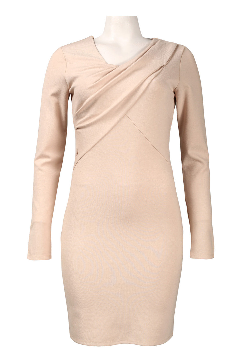 Walter Baker Long Sleeve Asymmetrical Neck Dress