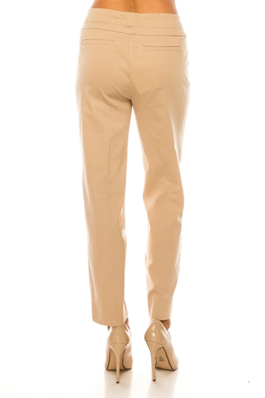 Zac & Rachel Faux-Pocket Ankle Length Jeggings
