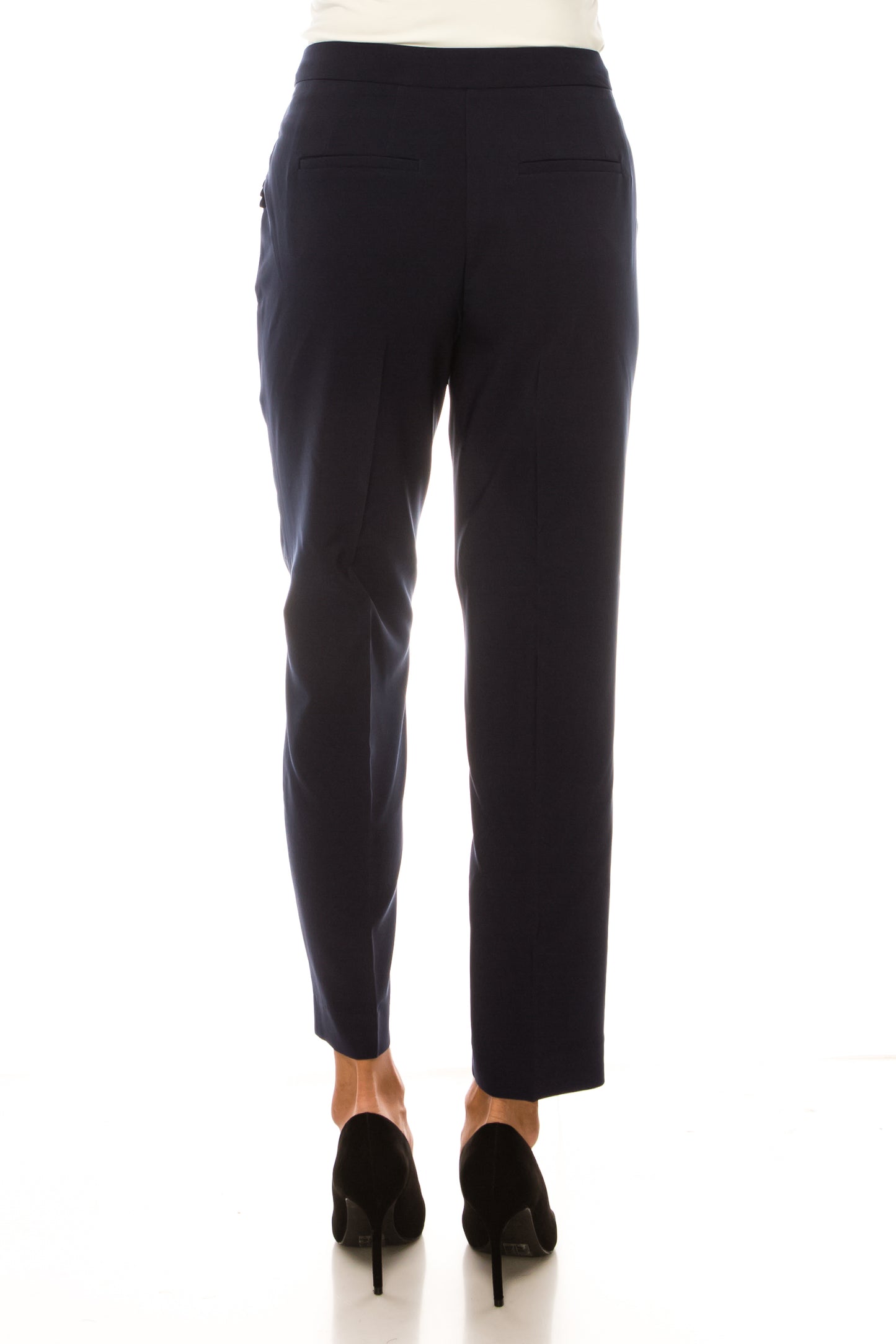 Zac & Rachel Pleated Pocket Slim Ankle Pants
