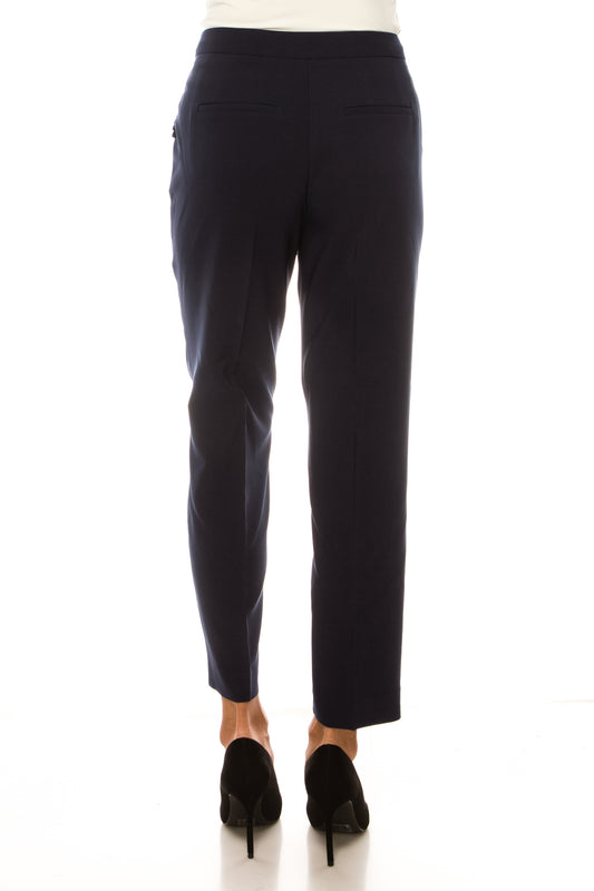 Zac & Rachel Pleated Pocket Slim Ankle Pants