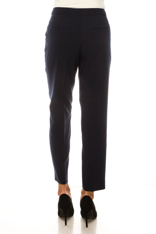 Zac & Rachel Pleated Pocket Slim Ankle Pants
