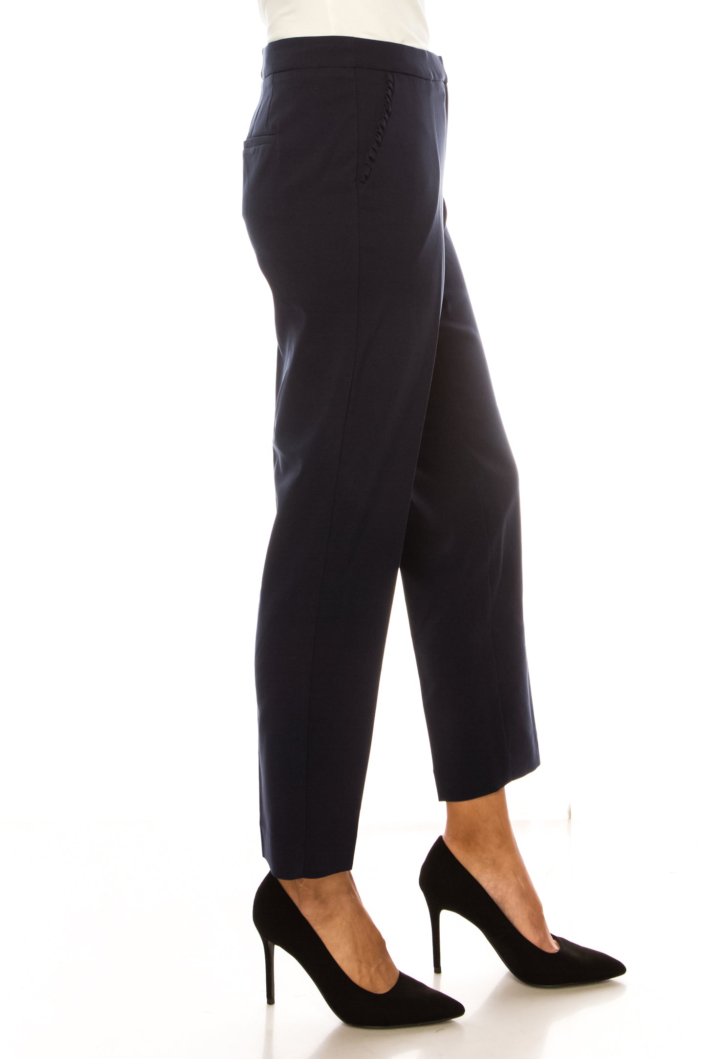 Zac & Rachel Pleated Pocket Slim Ankle Pants