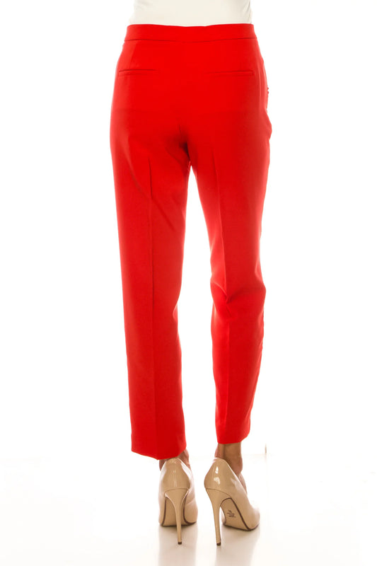 Zac & Rachel Pleated Pocket Slim Ankle Pants