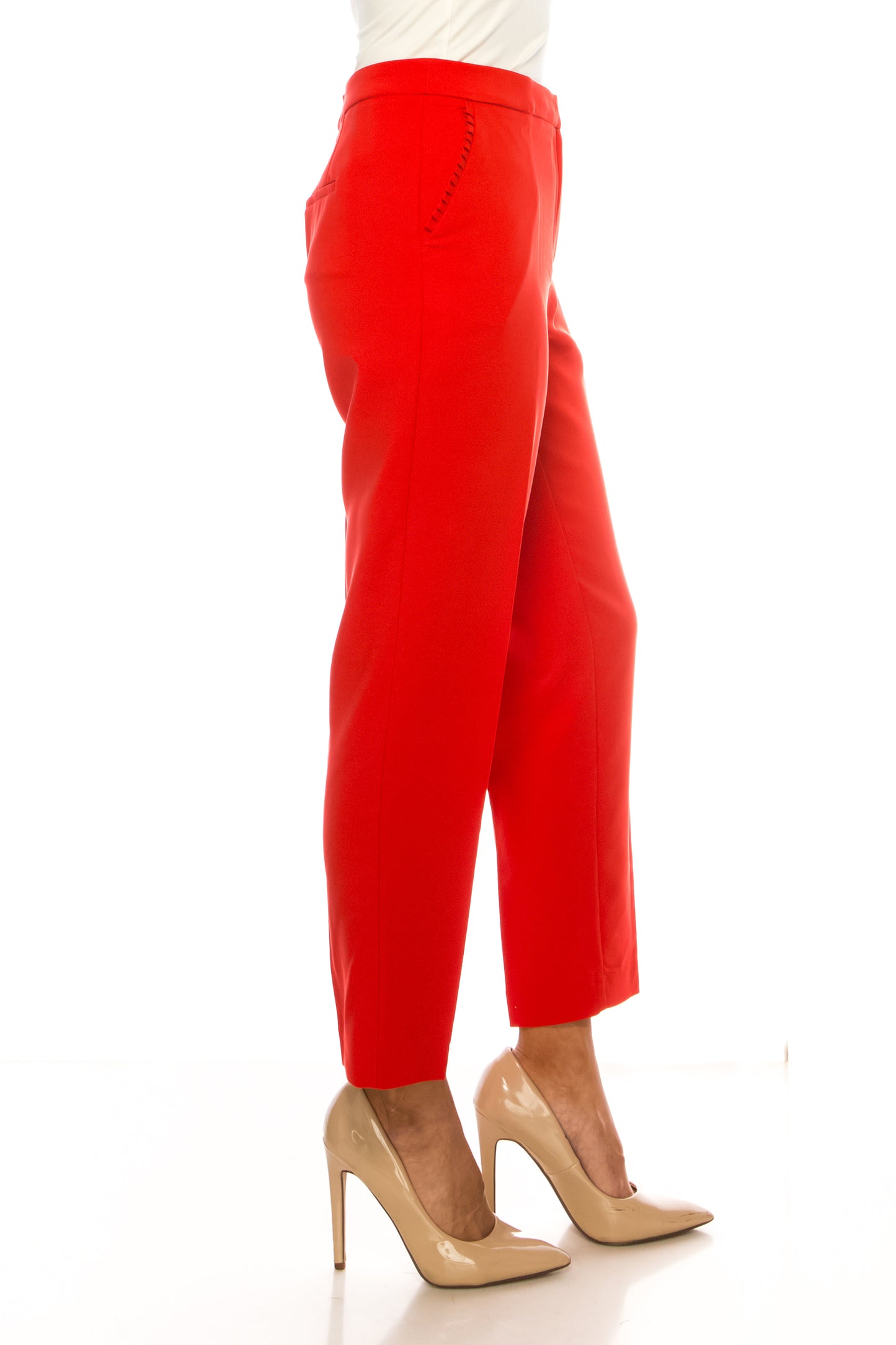 Zac & Rachel Pleated Pocket Slim Ankle Pants