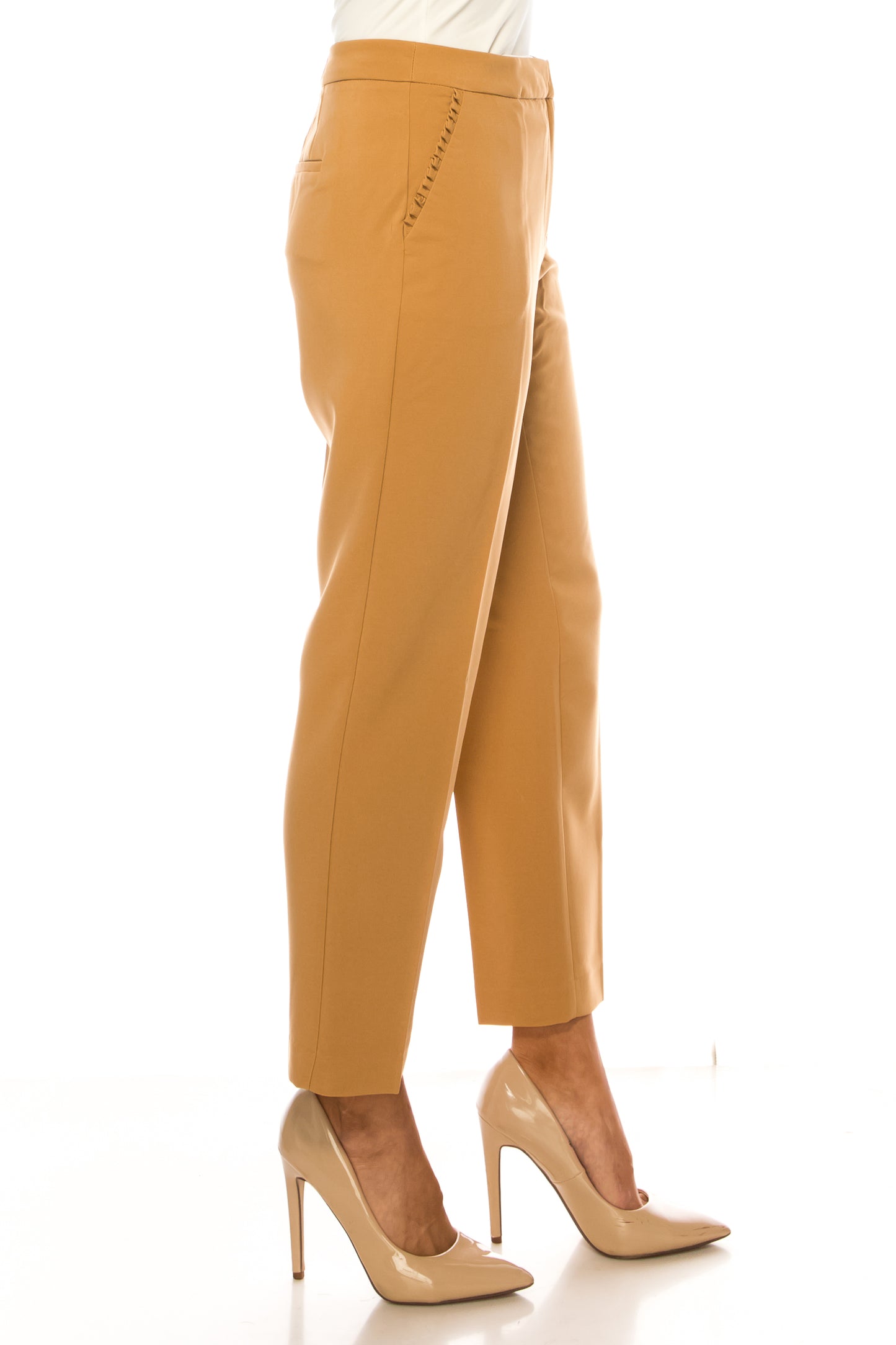 Zac & Rachel Pleated Pocket Slim Ankle Pants