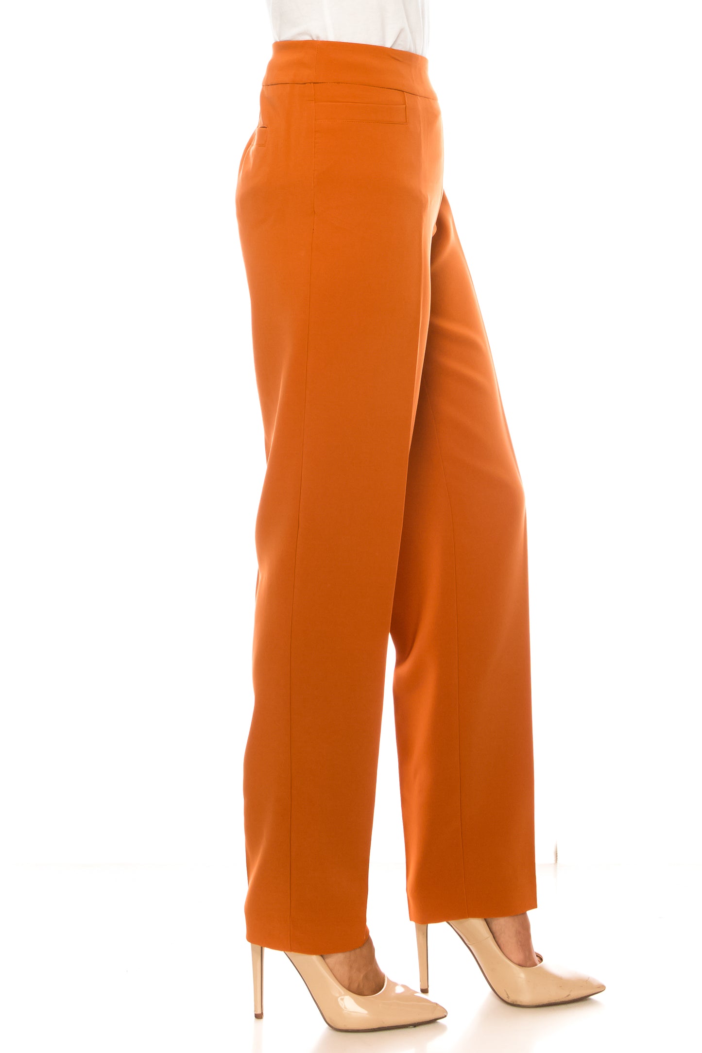 Zac & Rachel Straight Leg Pull-On Pants