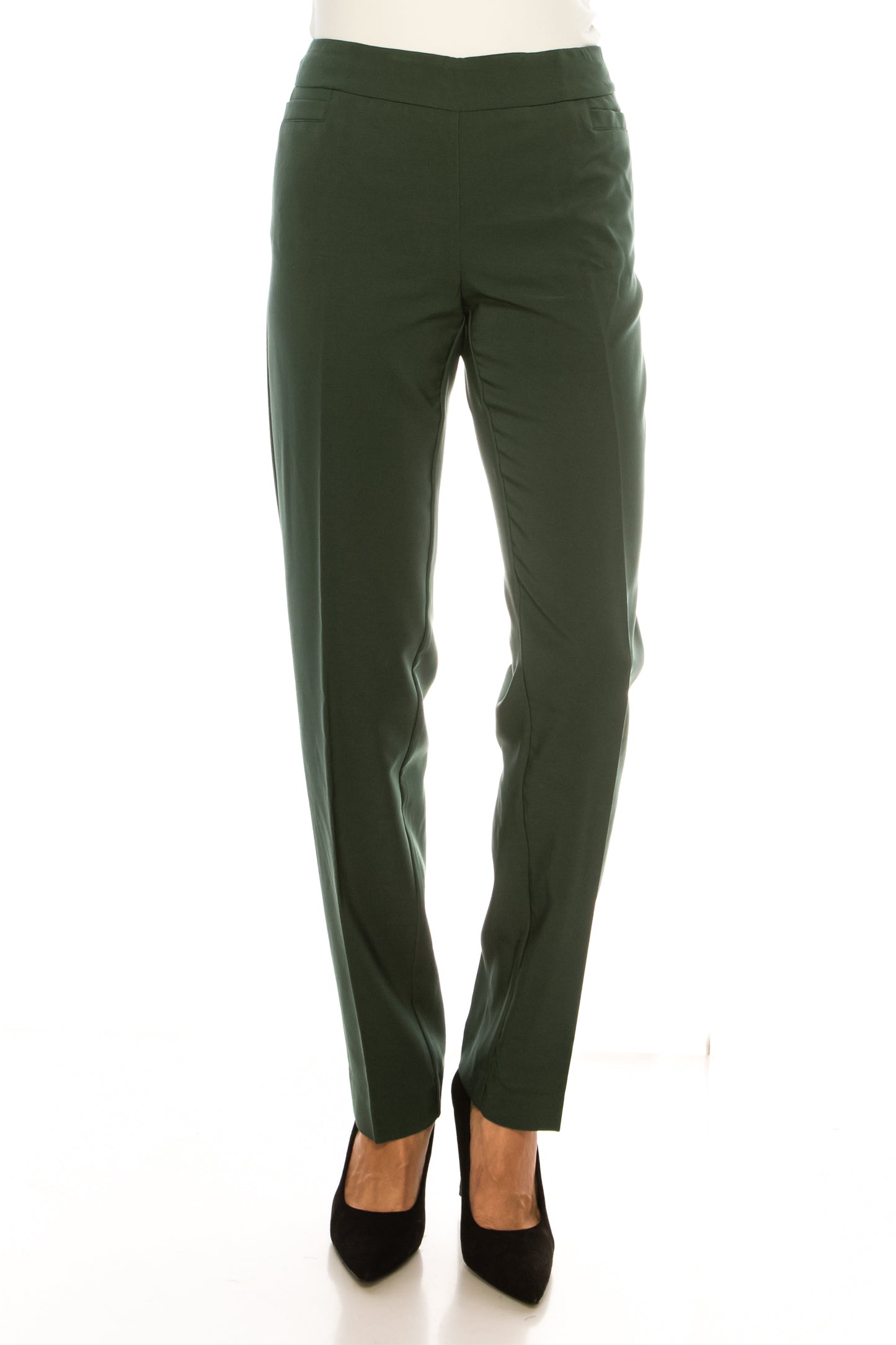 Zac & Rachel Straight Leg Pull-On Pants