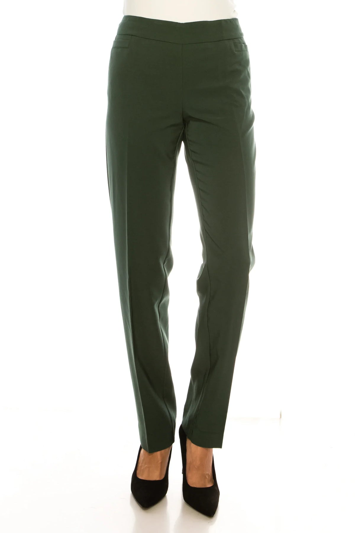Zac & Rachel Straight Leg Pull-On Pants
