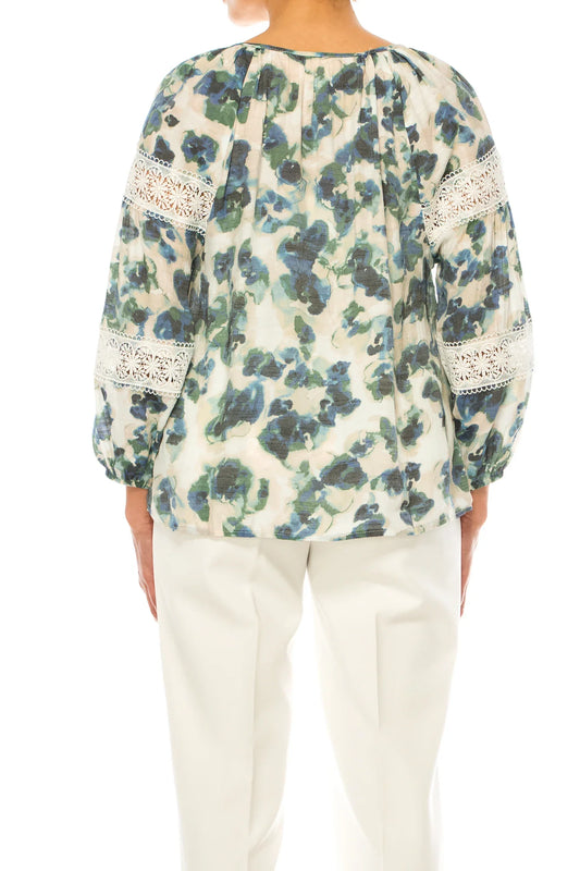 Zac & Rachel Embroidered Peasant Top