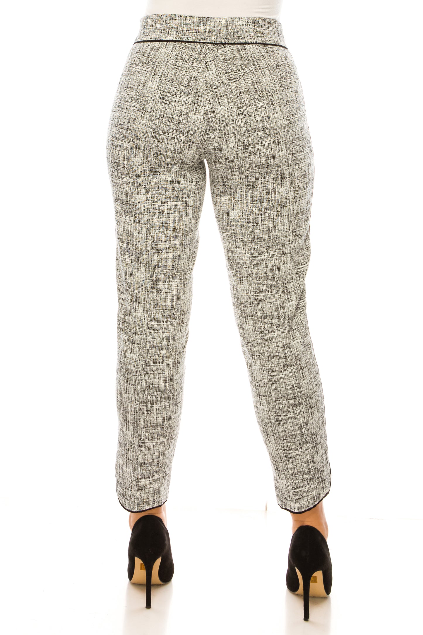Zac & Rachel Trim Detail Slim Leg Pull-On Pants