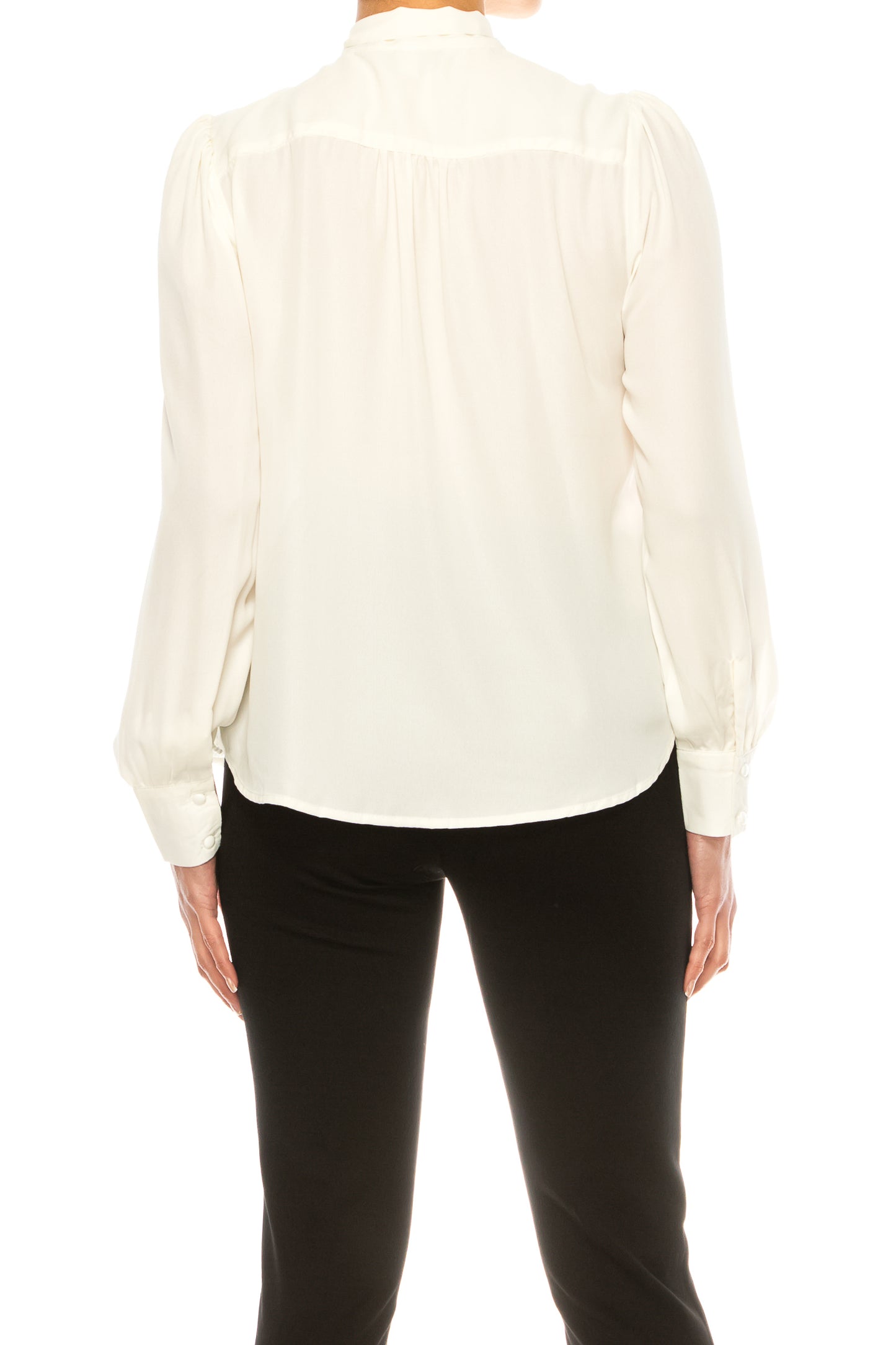 Zac & Rachel Long Sleeve Neck Bow Blouse