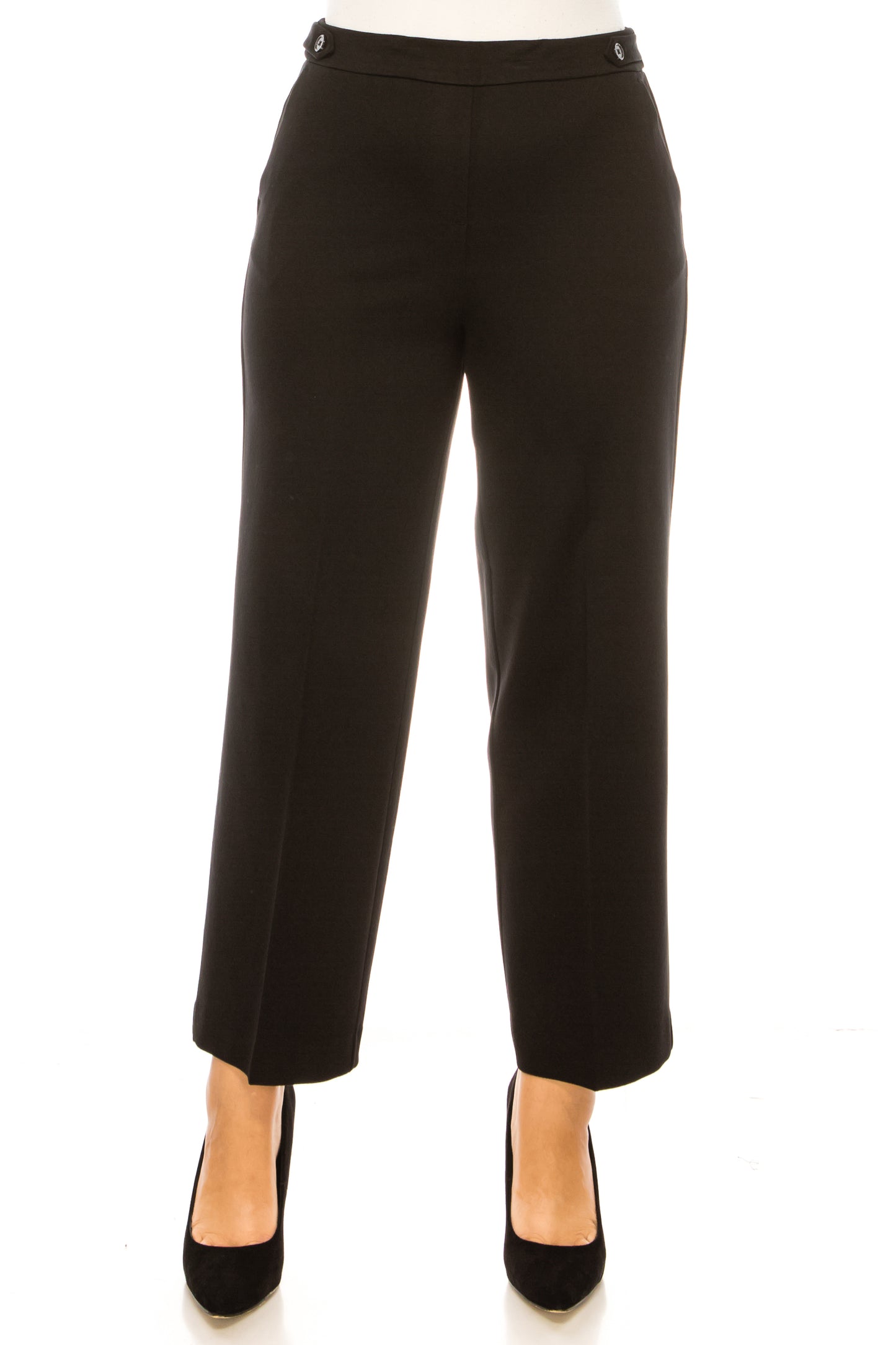 Zac & Rachel Wide Leg Pull-On Dress Pants