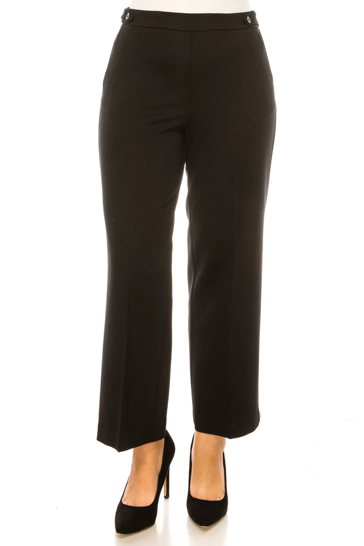 Zac & Rachel Wide Leg Pull-On Dress Pants