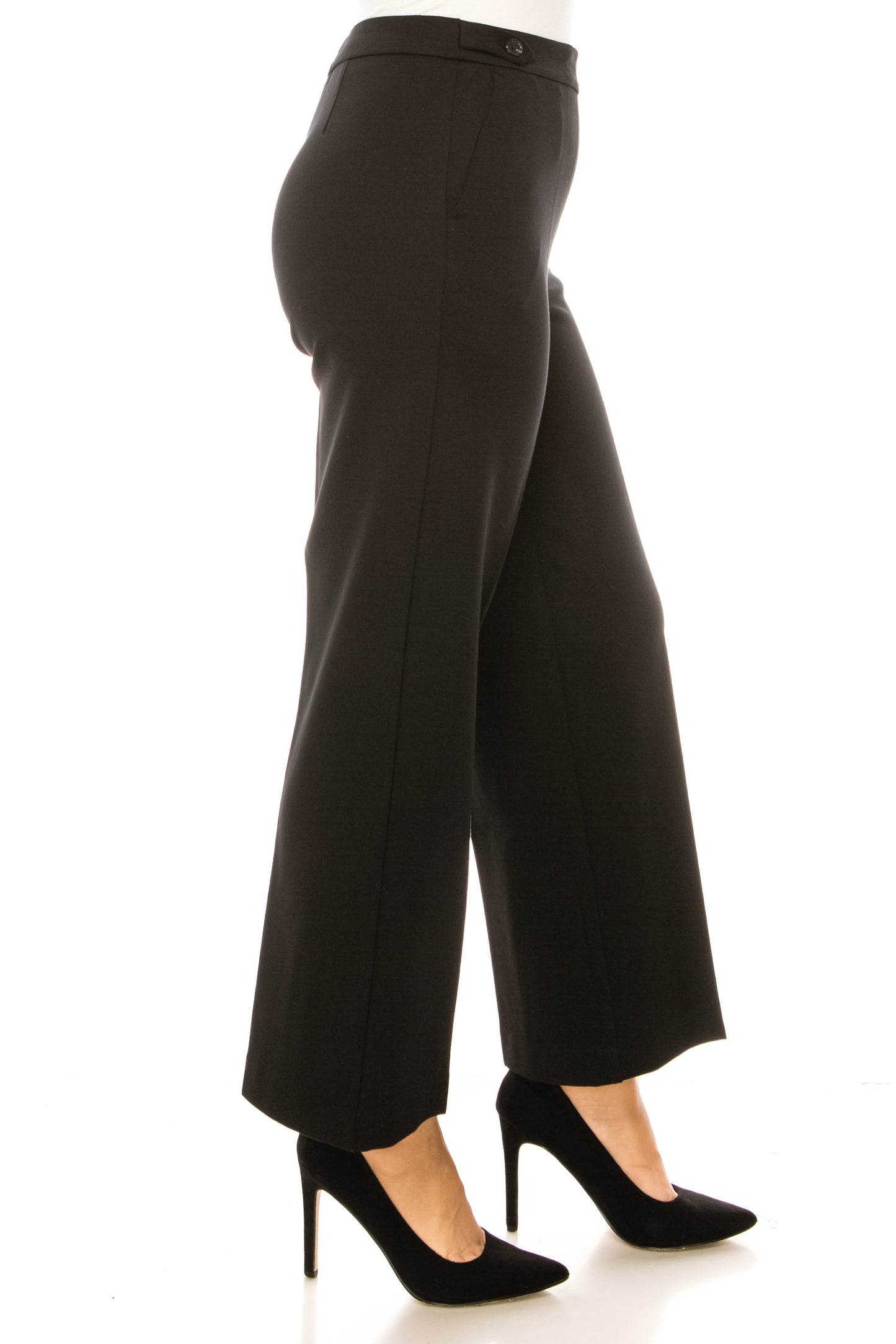 Zac & Rachel Wide Leg Pull-On Dress Pants