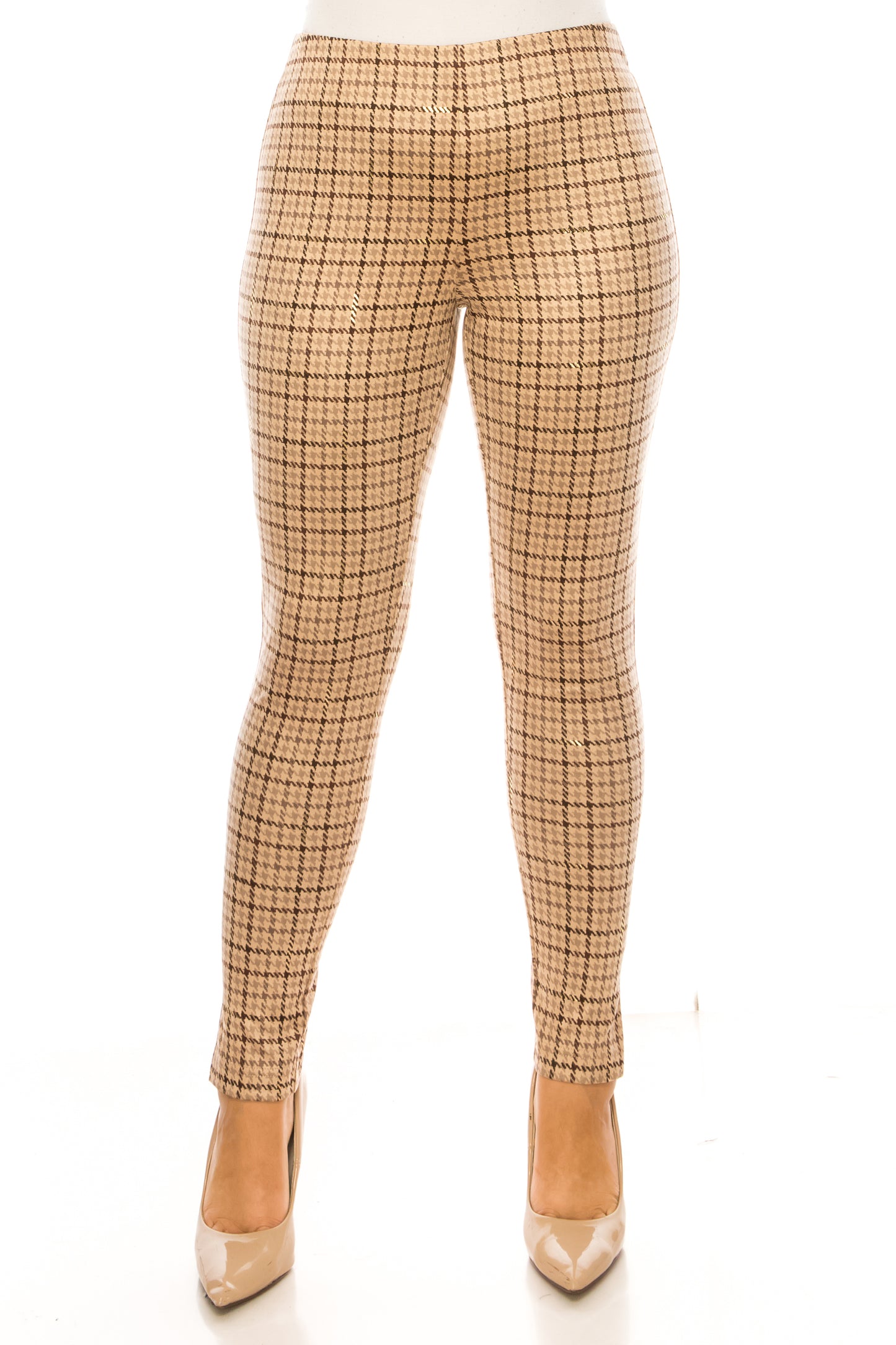 Zac & Rachel Printed Elastic Waist Leggings