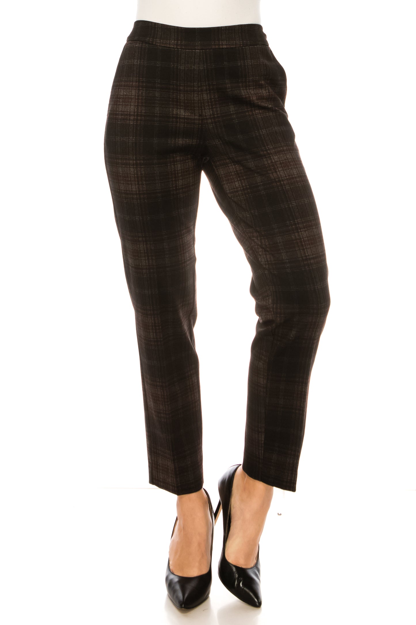 Zac & Rachel Pull On Front Pocket Print Pants
