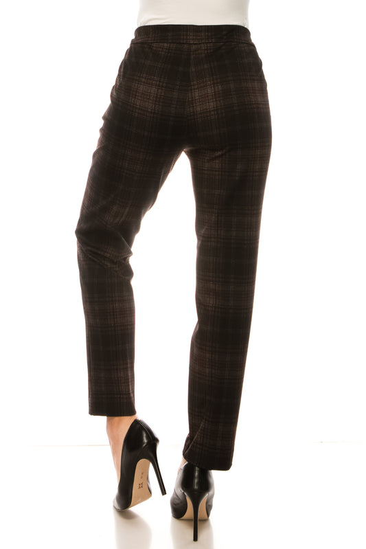 Zac & Rachel Pull On Front Pocket Print Pants