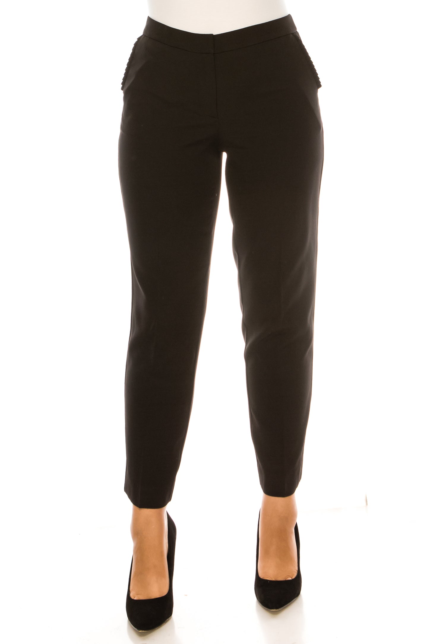 Zac & Rachel Pleated Pocket Slim Ankle Pants