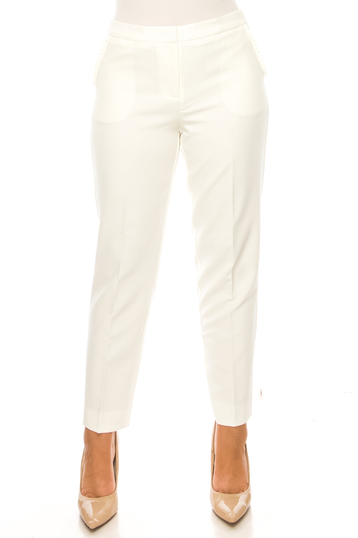 Zac & Rachel Pleated Pocket Slim Ankle Pants