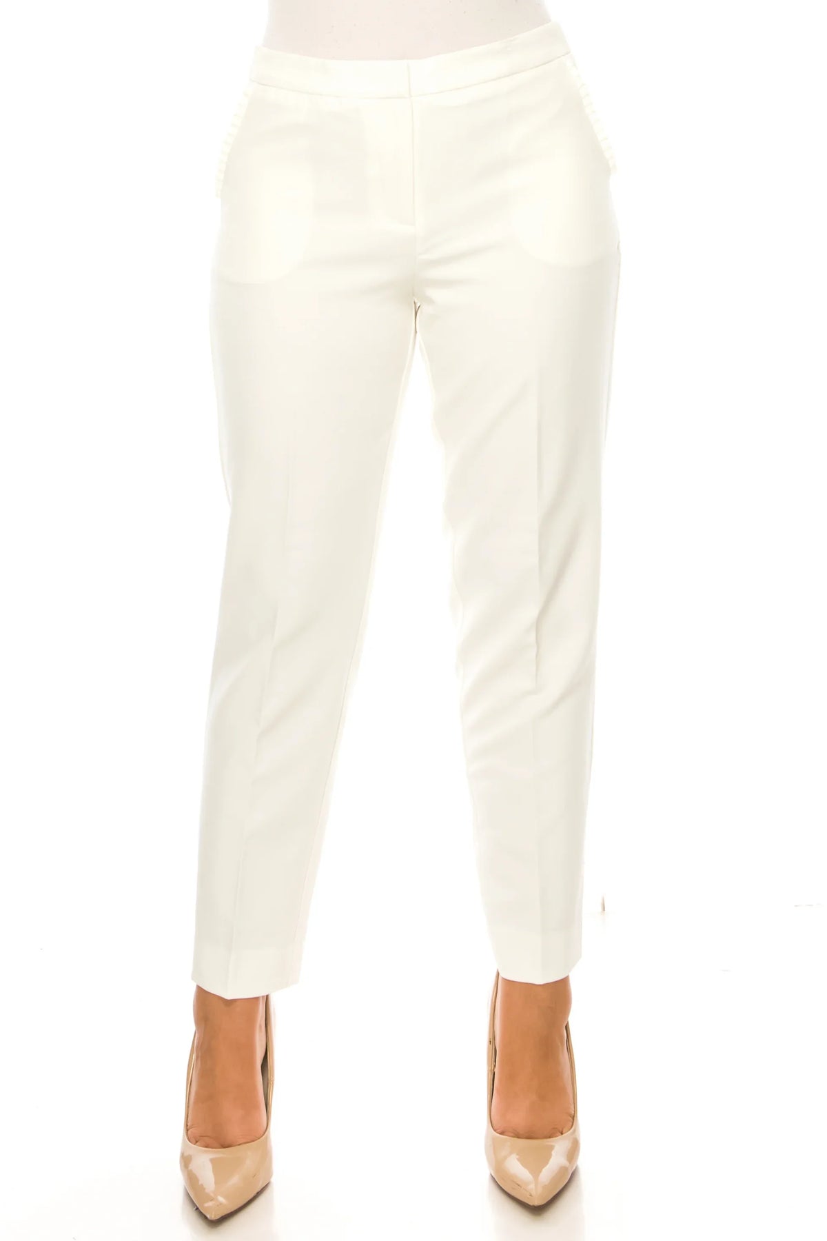 Zac & Rachel Pleated Pocket Slim Ankle Pants