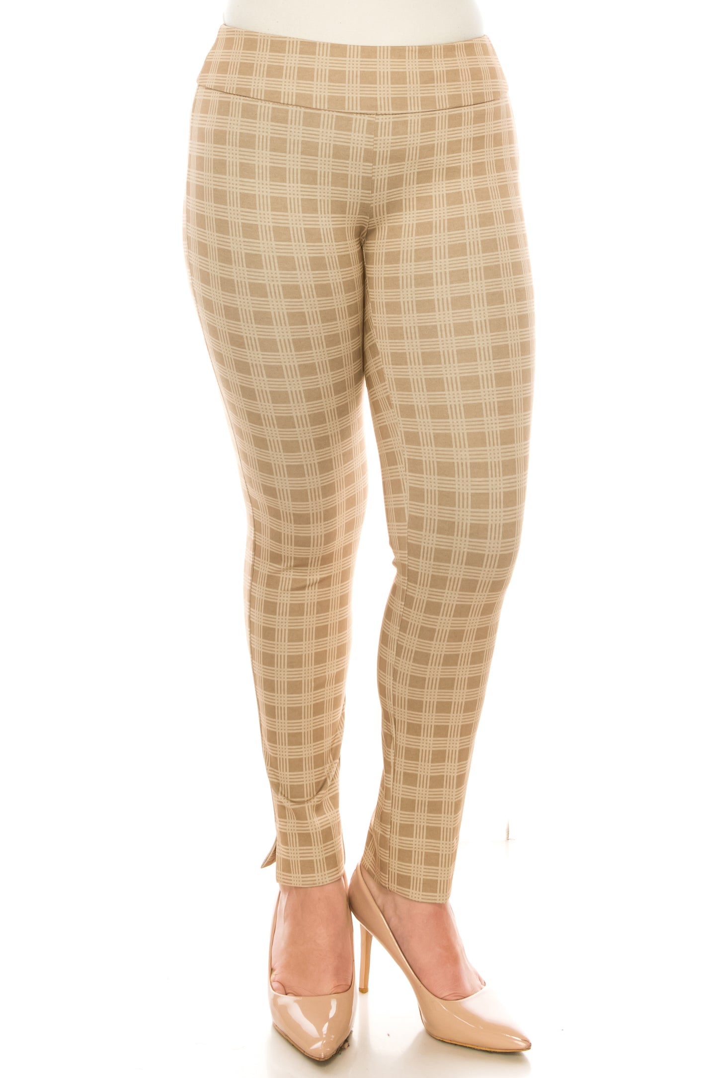 Zac & Rachel Printed Slim Ankle Pull-On Pants
