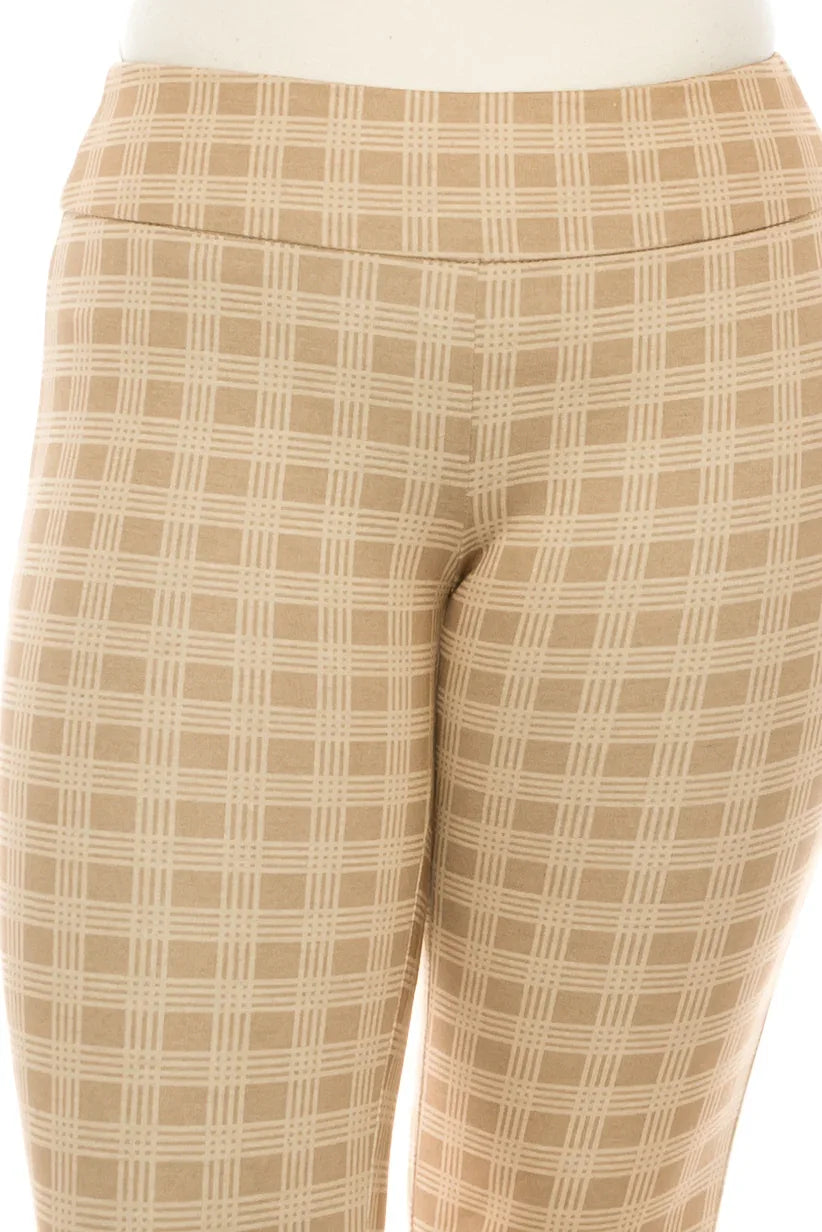 Zac & Rachel Printed Slim Ankle Pull-On Pants