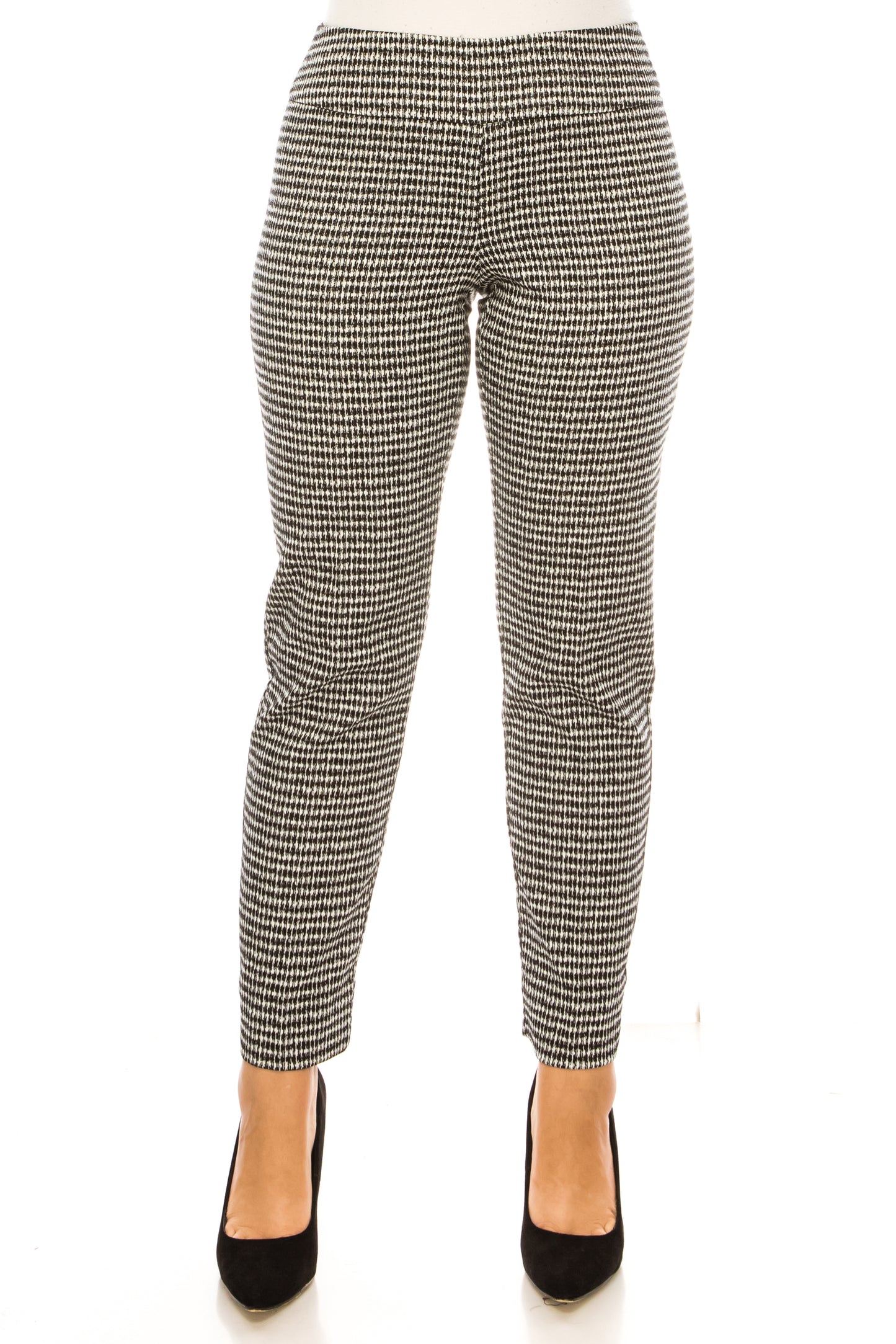 Zac & Rachel Pull-On Straight Leg Printed Pants