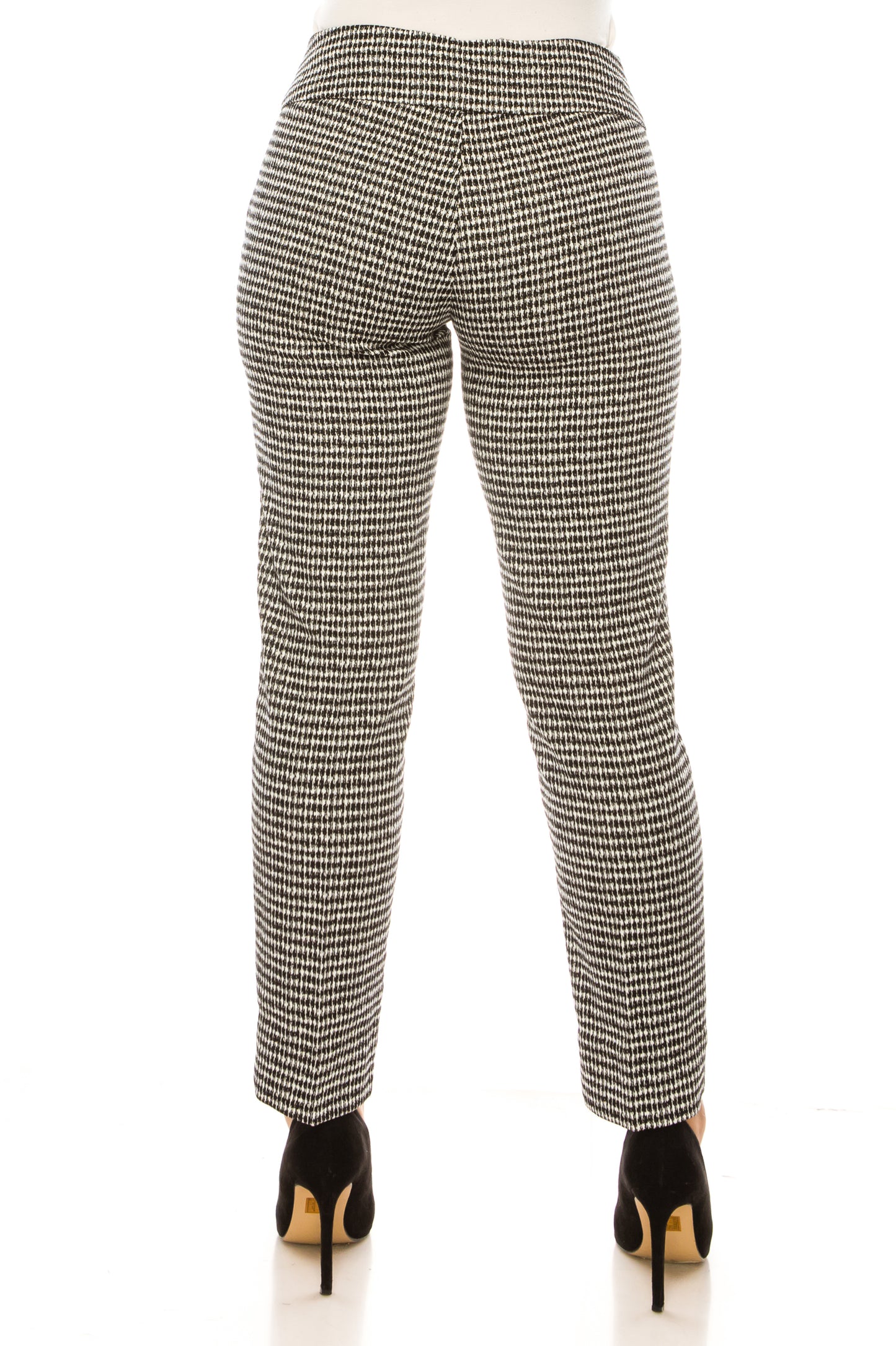 Zac & Rachel Pull-On Straight Leg Printed Pants