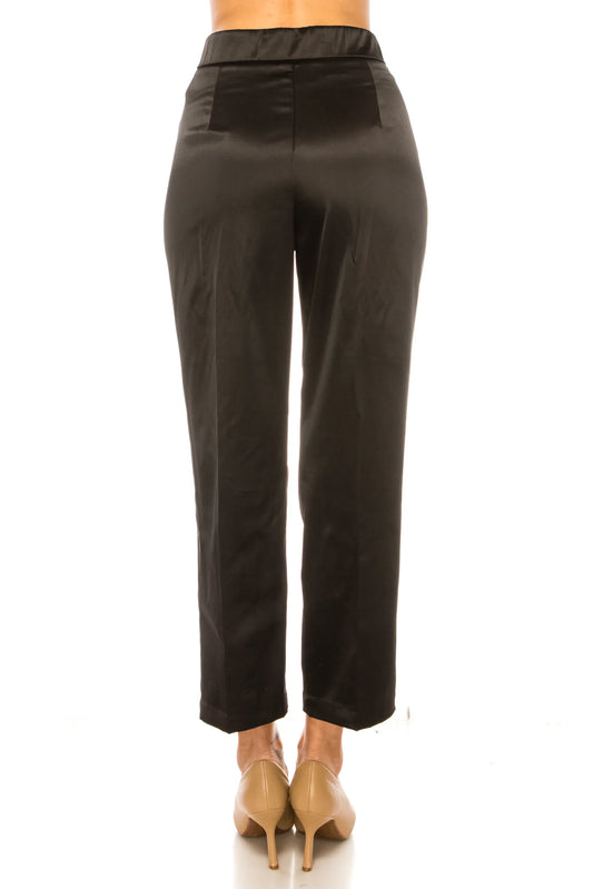 Zac & Rachel Elastic Waist Capri Dress Pants