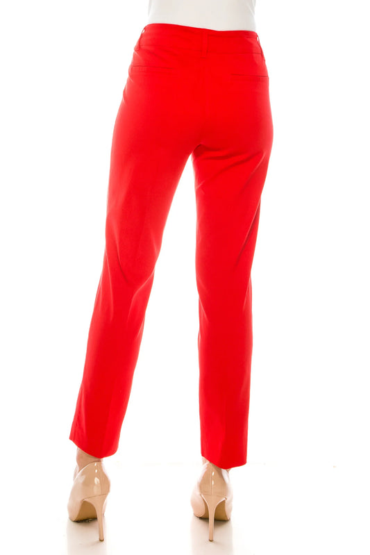 Zac & Rachel Slim Ankle Pleated Waistline Jeggings