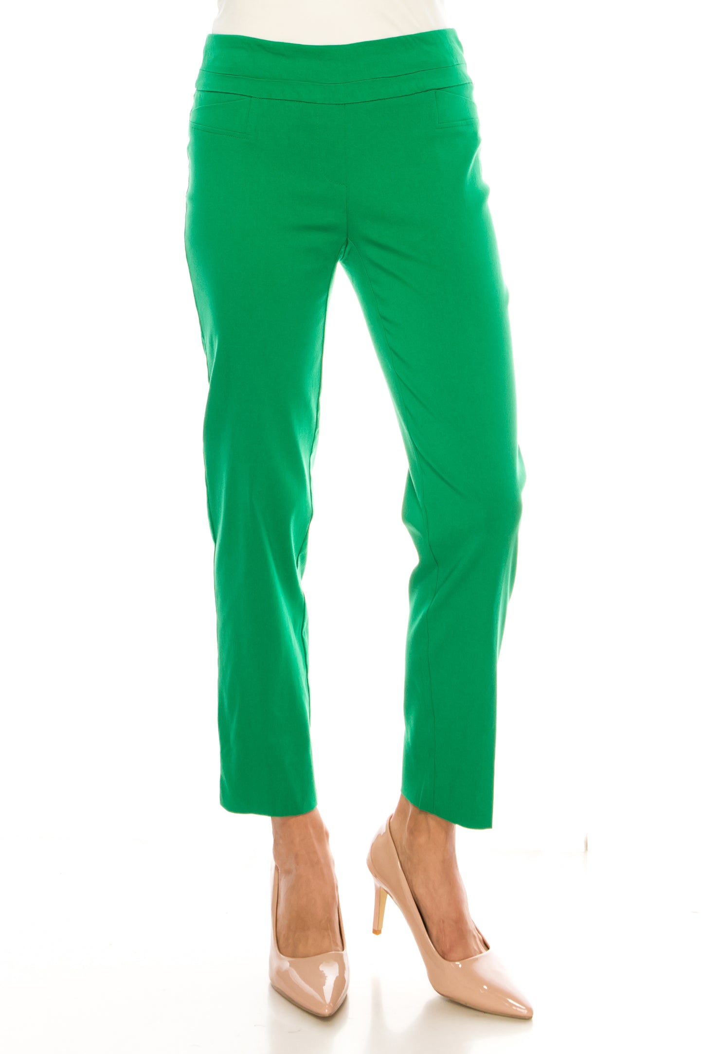 Zac & Rachel Faux-Pocket Ankle Length Jeggings