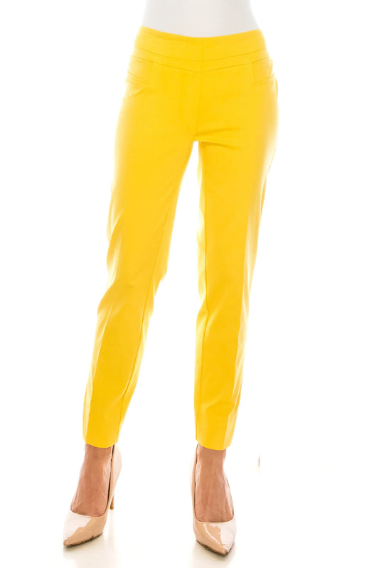 Zac & Rachel Faux-Pocket Ankle Length Jeggings