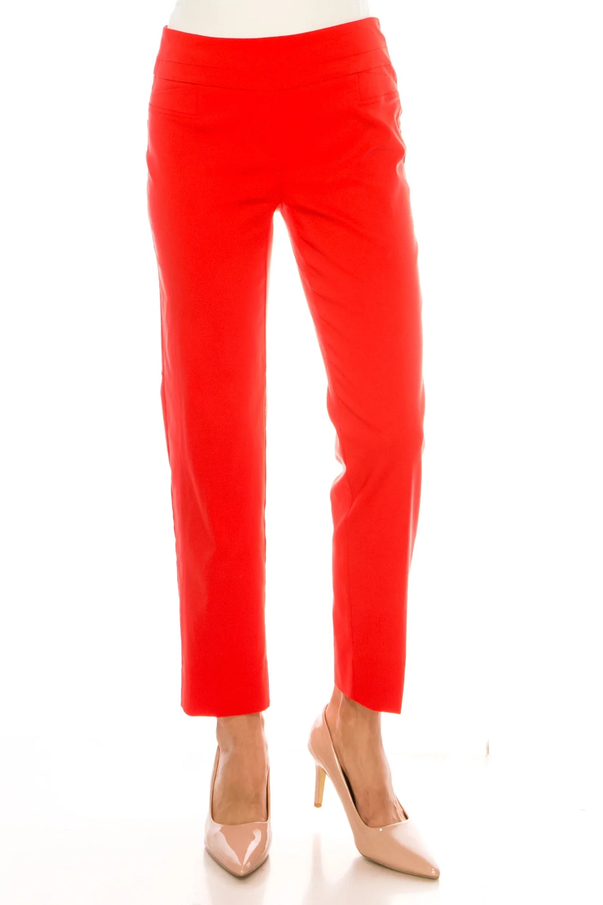 Zac & Rachel Faux-Pocket Ankle Length Jeggings