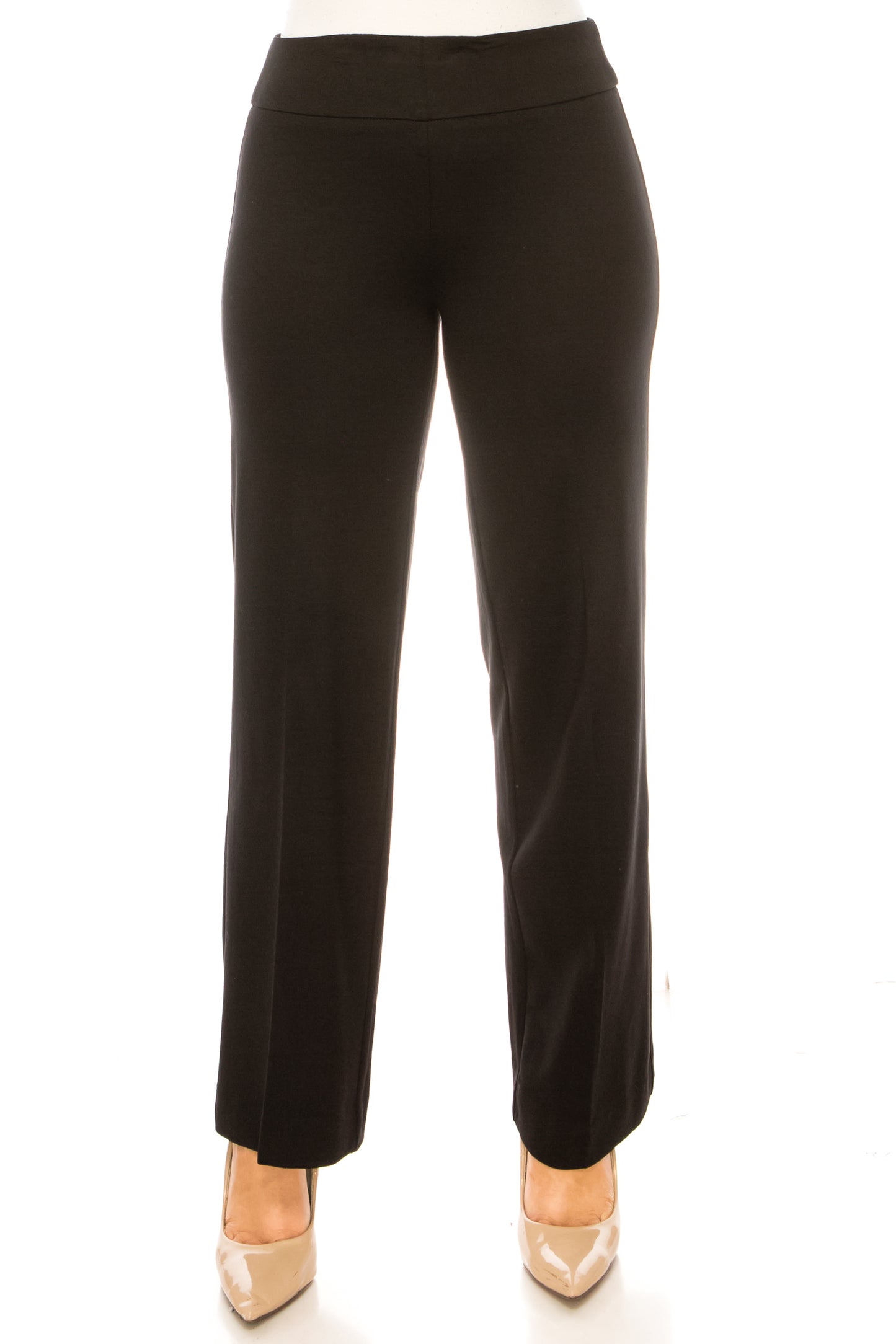 Zac & Rachel Wide Leg Pull-On Elastic Waist Pants
