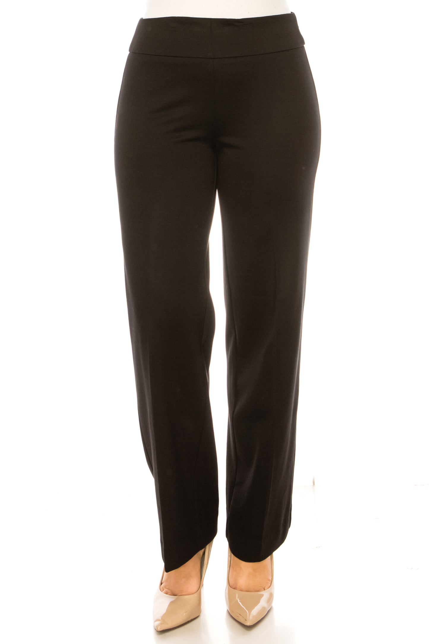 Zac & Rachel Wide Leg Pull-On Elastic Waist Pants