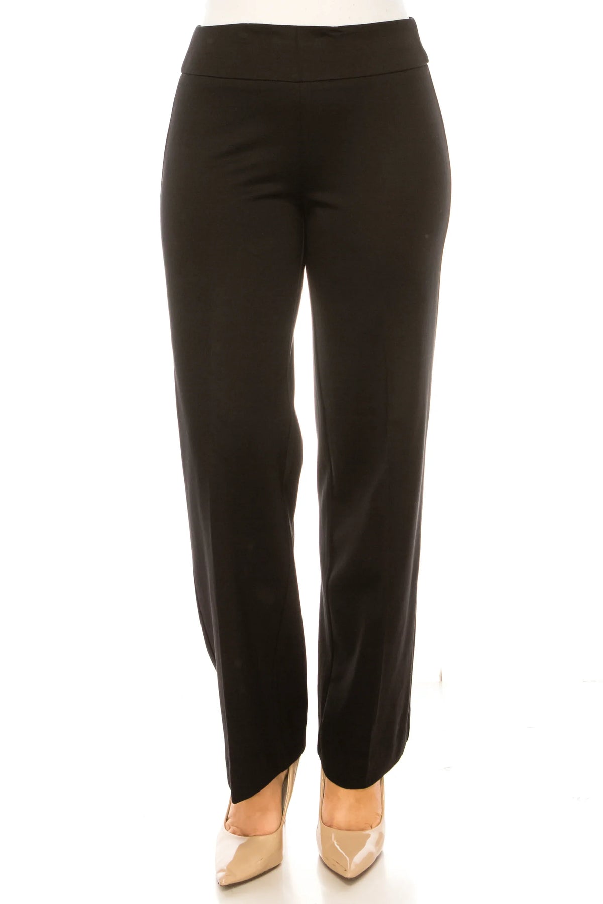 Zac & Rachel Wide Leg Pull-On Elastic Waist Pants