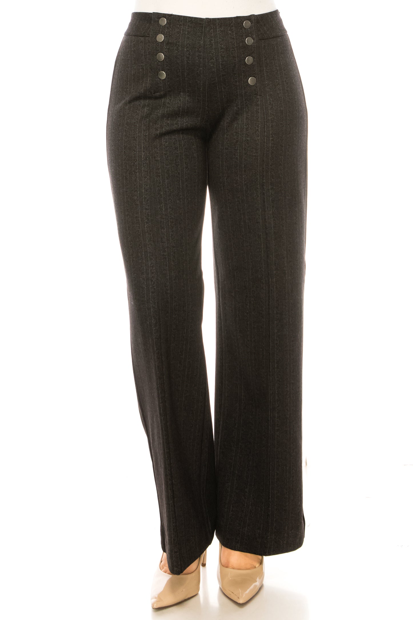 Zac & Rachel Wide Leg Sailor Button Pants