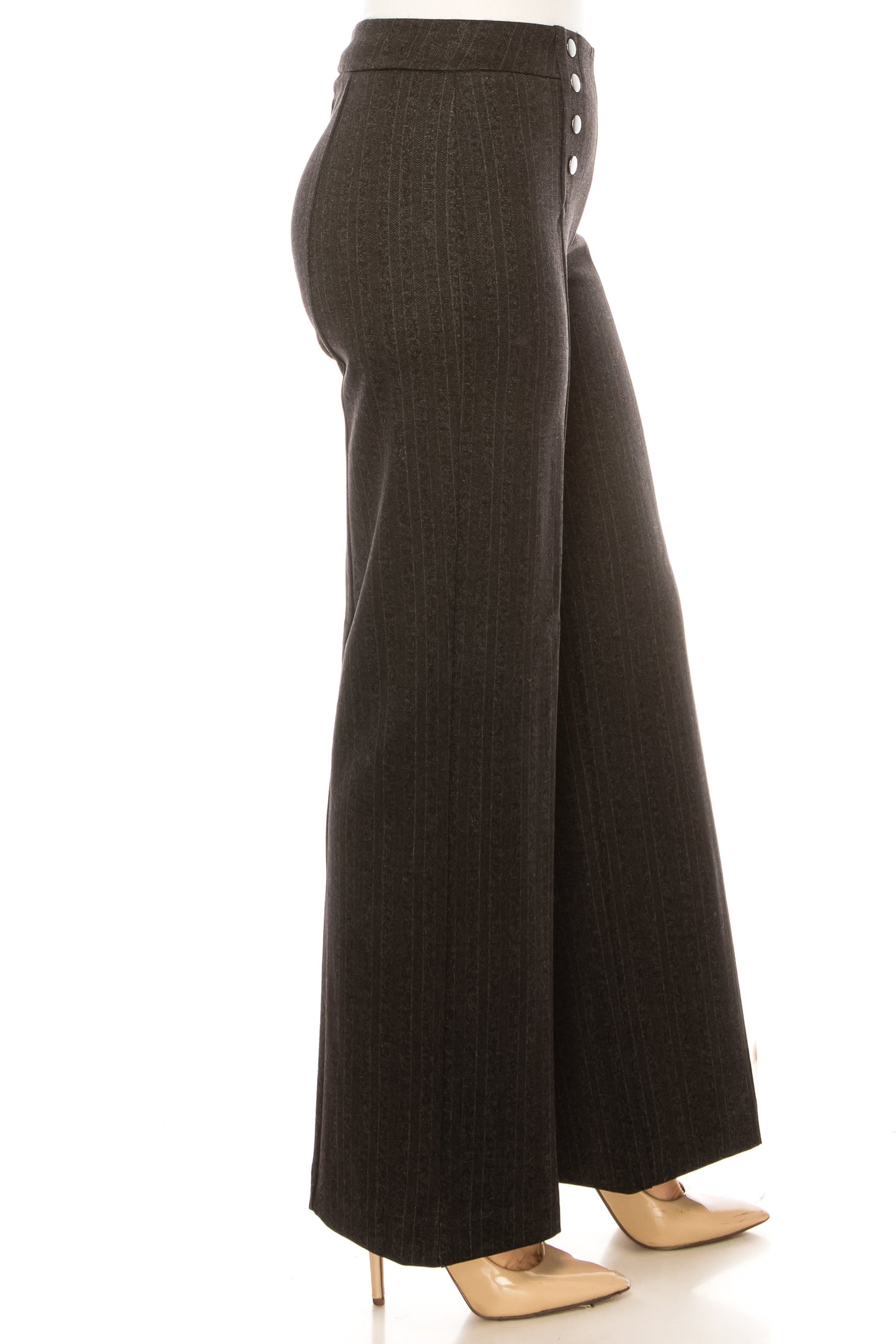 Zac & Rachel Wide Leg Sailor Button Pants