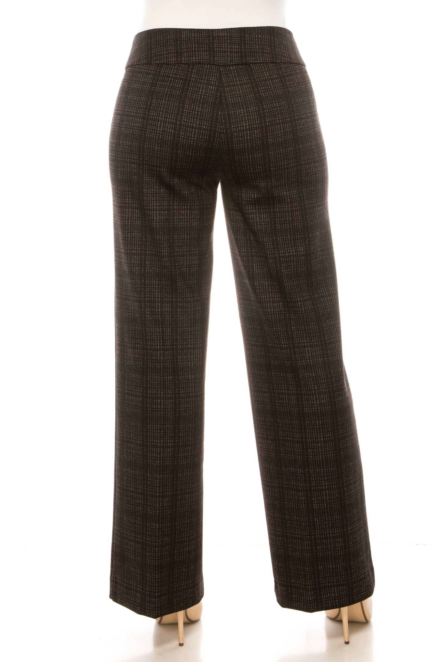 Zac & Rachel Wide Leg Elastic Waist Printed Pants