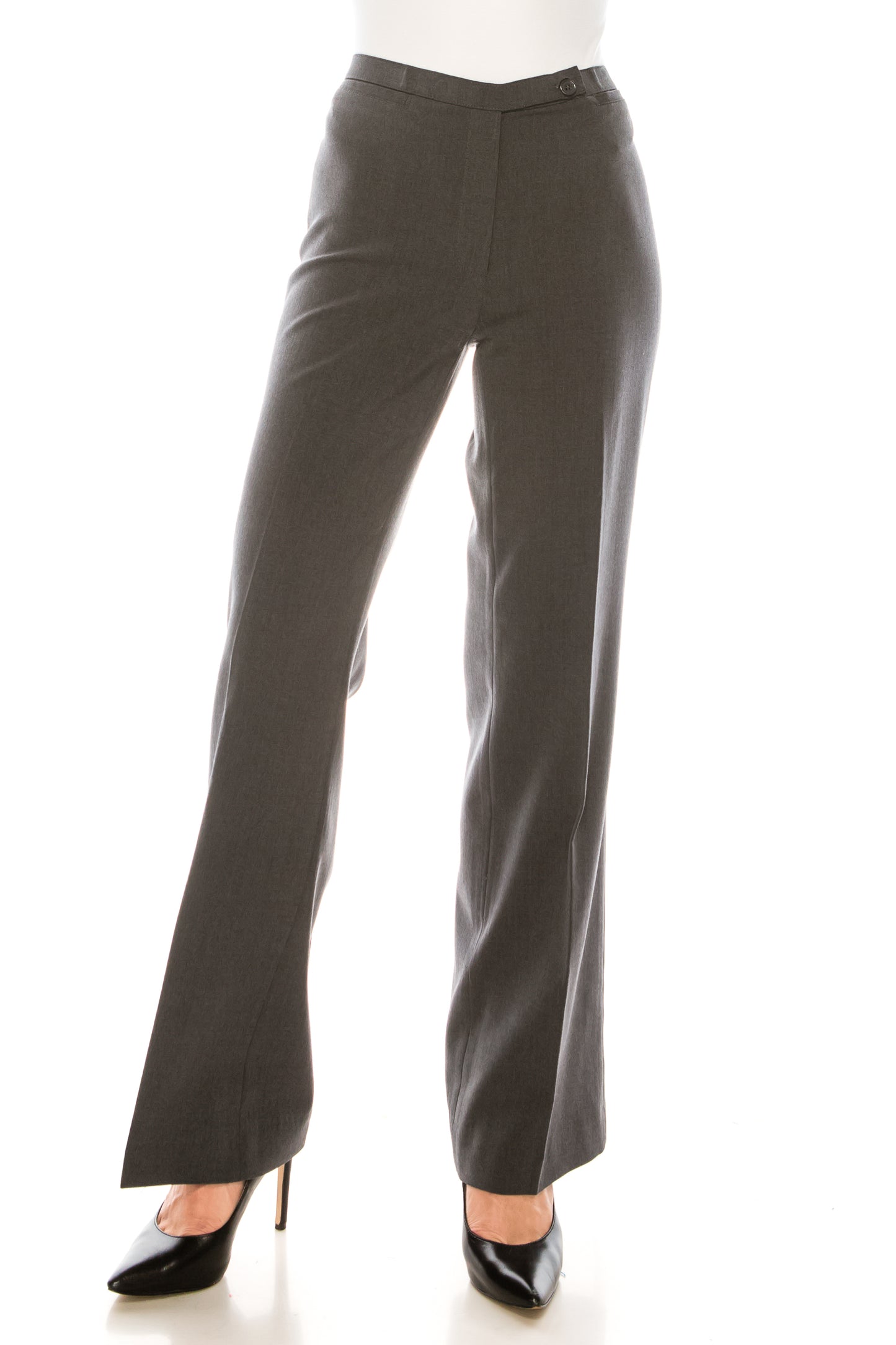 Zac & Rachel Button-Tab Straight Classic Fit Pants