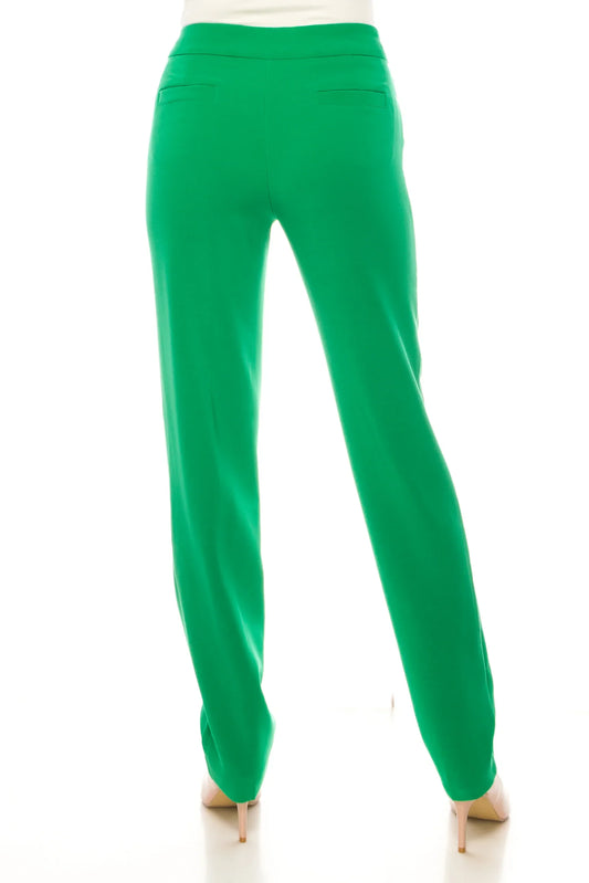 Zac & Rachel Straight Leg Pull-On Pants