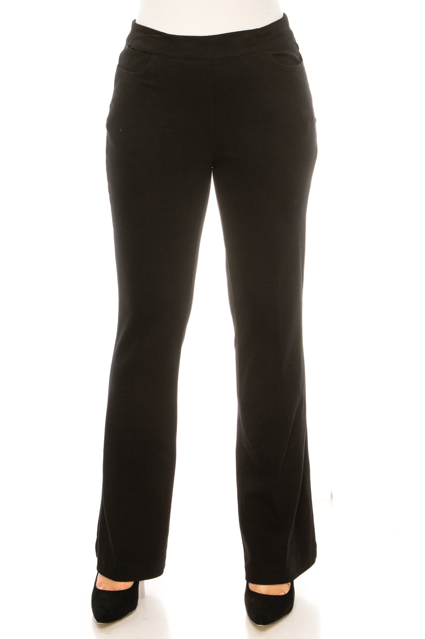Zac & Rachel Flare Leg Elastic Waist Jeans