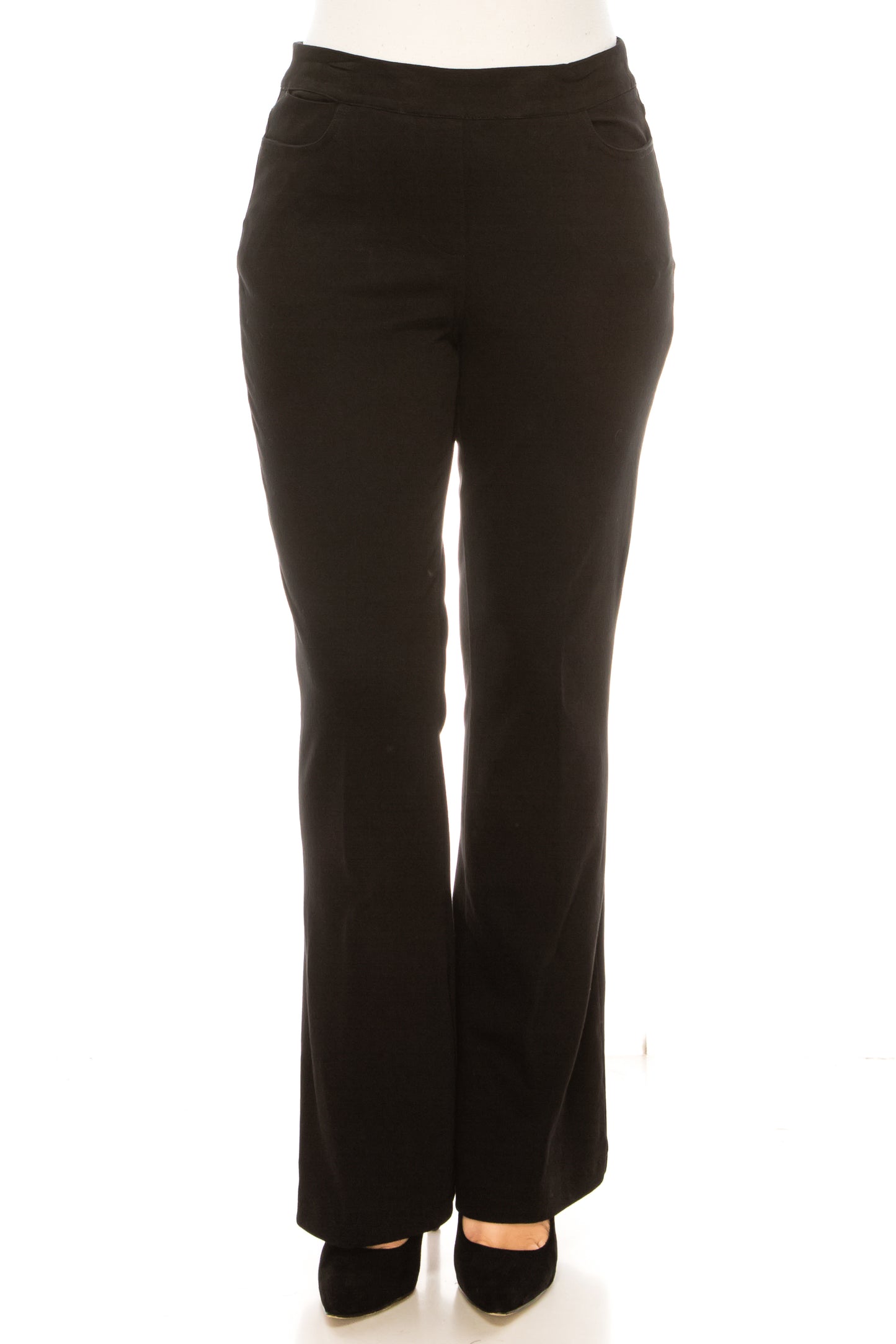 Zac & Rachel Flare Leg Elastic Waist Jeans